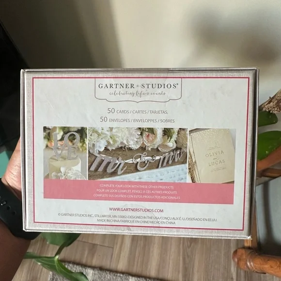 Elegant Wedding Thank You Card Stationery - Picture 3 of 3